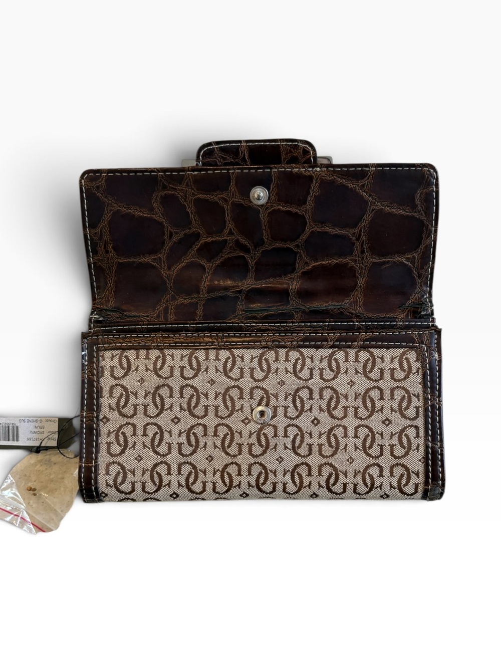 Guess Monogram Rhinestone Wallet - Picture 3 of 4